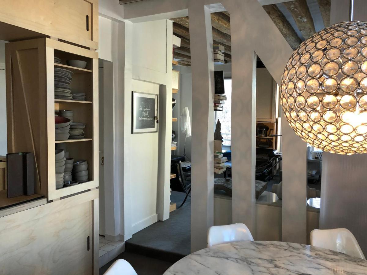 Duplex Top Central Marais Paris Eksteriør bilde